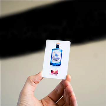 Danh thiếp kỹ thuật số bằng PVC trắng mờ Bắc Cực