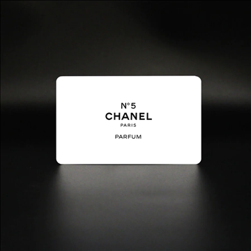 Danh thiếp kỹ thuật số bằng PVC trắng mờ Bắc Cực