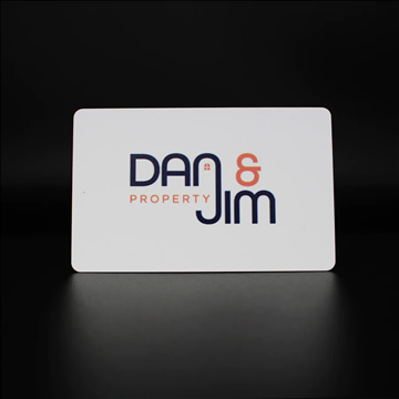 Danh thiếp kỹ thuật số bằng PVC trắng mờ Bắc Cực