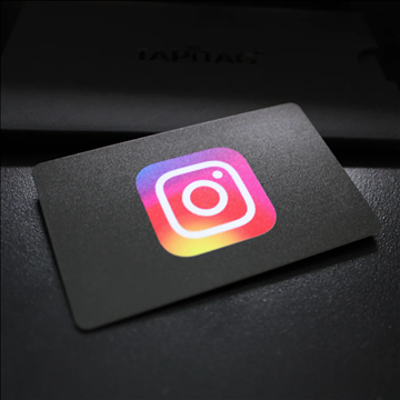 Danh thiếp kỹ thuật số | PVC đen | In màu