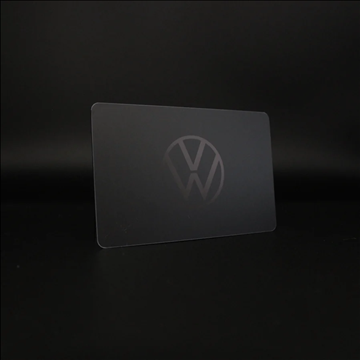 Danh thiếp kỹ thuật số | PVC đen mờ